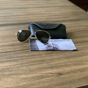 Gold Randolph Engineering Concorde Sunglasses